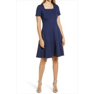 NWT Rachel Parcell Square Neck Fit & Flare Dress